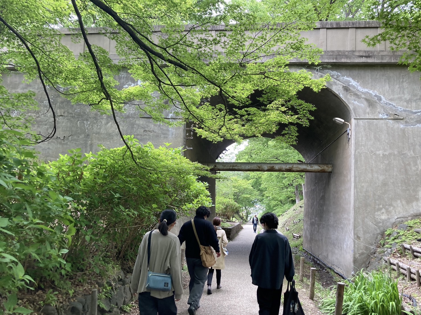 午前のプログラム～散歩～